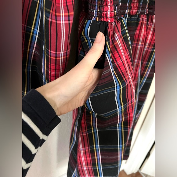 Draper James Smocked Plaid Midi Dress - Size 1X - Picture 6 of 10